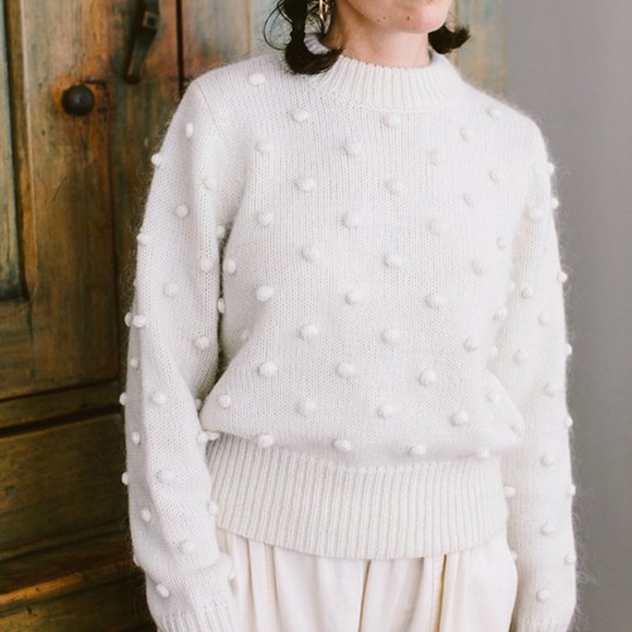 Demylee Sweaters - Demylee Pom Pom Sweater